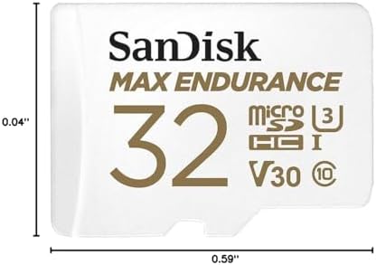 SANDISK 32GB MAX Endurance microSDHC Card with Adapter for Home Security Cameras and Dash cams - C10, U3, V30, 4K UHD, Micro SD Card - SDSQQVR-032G-GN6IA - Image 6