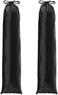 Tripod Case Bag, Nylon Tripod Storage Bag, Long Foldable Monopod Compact Carrying Organizer Pouch- Fitting for (Monopod/Light Stand/Umbrella/Travel) 31 x 6 In & 2 Pack & Black by YELARXI