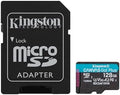 Kingston Canvas Go Plus 128GB microSD Card | Up to 200MB/s | Class 10, UHS-I, U3, V30, A2 | SDCG4/128GB by Unknown