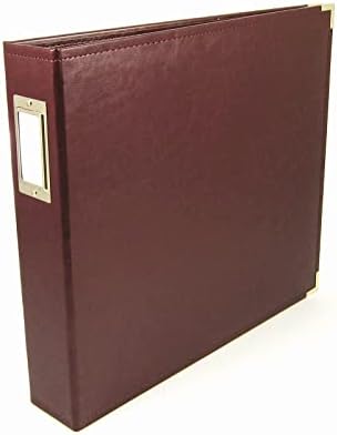 We R Memory Keepers 12x12 Photo Album Cinnamon Protect Memories & Photos, Acid-free Faux Leather, Snag-free Rings, Includes 5 Page Protectors, Scrapbooking by WeRMemoryKeepers