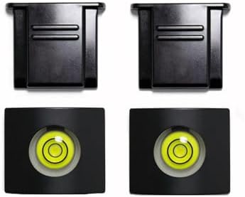 4Pcs Camera Hot Shoe Cover Protective Case (2 with Level+2 Flat) by Unknown