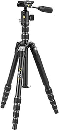 Vanguard VEO3T265HABP Aluminum Travel Tripod with Ball Head, Removeable Pan Handle, and Quick Shoe with Built-in Smartphone Holder by Vanguard