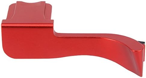 Haoge THB-M24R Metal Hot Shoe Thumb Up Rest Hand Grip for Leica M Typ240 M240, M-P Typ 240 M240P, M Typ262 M262, M-D Typ 262 Camera Red by haoge