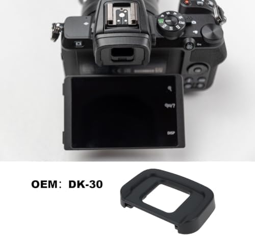SING F LTD 2 Pack Camera Eyecup DK-30 Replacement Viewfinder Cup Compatible with Nikon Z50 Mirrorless - Image 2