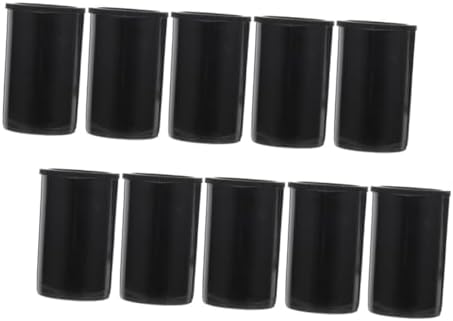 YARNOW 10pcs Film Canister Durable Plastic Film Holders with Lids for Secure Storage Coins Beads and More for Travel and Outdoor Photography by YARNOW