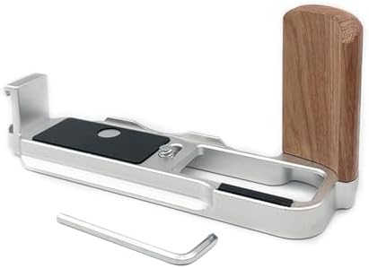 Ergonomic Camera Cage Wood Handle Grip for X 100VI 6th Generation, Pearwood Color, Essential Photography Studio Gear Stylish Pearwood Finish by Unknown