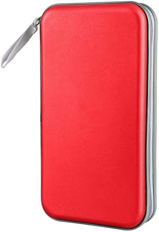 Siveit CD DVD Cases 96 Capacity Disc Storage Binder for Car(Red) by Siveit