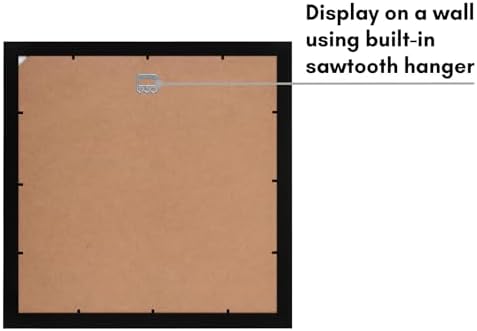 Americanflat 15x15 Picture Frame - Matted to 12x12 - Black - Image 5