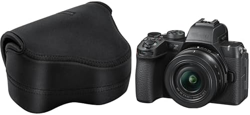 Neoprene Mirrorless Camera Case for Canon EOS R7 R10 +18-45mm Lens Z6III by KIWIFOTOS