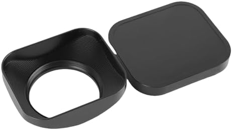 GOWENIC Camera Lens Hood Aluminium Alloy, Square Lens Hood Shade (39mm) - Image 3