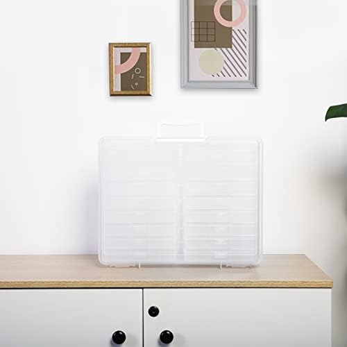 4" x 6" Photo Storage Case with Handle, 16 Inner Photo Organizer Keeper, Extra Large Storage Picture Boxes, Seed Storage, Transparent Craft Keeper (16 Pack Inner Box) - Image 5