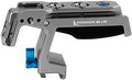 KONDOR BLUE | Talon NATO Top Handle for Camera Cages | Quick Release NATO Clamp, Dual NATO Rails, 3/8-16 ARRI-Style and 1/4-20 Anti-Twist Mounts, Dual Cold Shoes, Bubble Level, Built-In 4mm Hex | Gray by KONDORBLUE