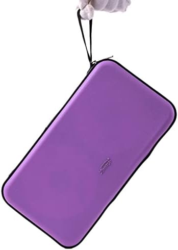 CD Case, 72 Capacity Heavy Duty Wallet, DVD Case Holder for Car, Hard Shell Sturdy,Disk Holder,Binder, Booklet, Protective Blu-ray Wallet (72 Capacity,Purple) - Image 3