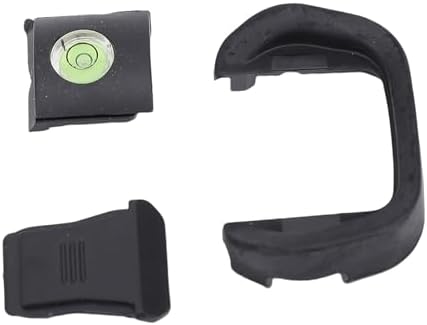 Jiawu Camera Eyecup Hot Shoe Cap Level Kit for R5 R6 Cameras Soft Silicone Eye Cup Dust Proof Hot Shoe Cover Bubble Spirit Level Fit for Photography Enthusiasts and Professional Users - Image 2