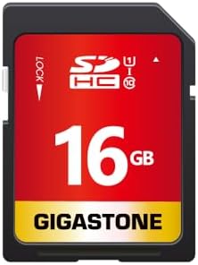 GIGASTONE 16GB SD Card UHS-I U1 Class 10 SDHC Memory Card High-Speed up to 80MB/s Full HD Video Kodak Olympus Digital Camera by Gigastone