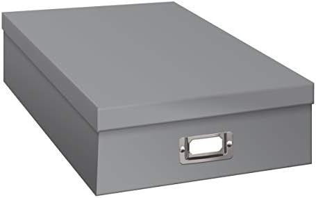 Jumbo Scrapbook Storage Box, Gray by PioneerPhotoAlbums