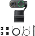 Insta360 Link 2 Pro Creator Bundle – 4K PTZ Webcam for PC/Mac, 1/1.3” Sensor, Low-Light, AI Tracking, HDR, Directional Noise-Canceling Mics, Supports Stream Deck, Zoom, Twitch for Streaming by Unknown