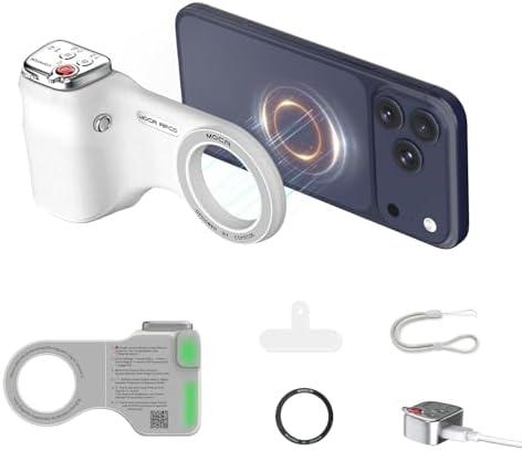 COMITOK Phone Camera Grip MOCA ARCO for Video Recording with Thumb Rest Area Design for iPhone Pro Max, with Enhanced Phone Mount & Detachable Remote for Easy Shooting, Video Call, Support iOS17/18/26 by COMITOK