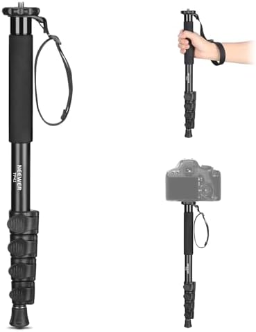 NEEWER 61"/155cm Camera Monopod Stand, Aluminum Alloy, Portable, TP41 by Neewer