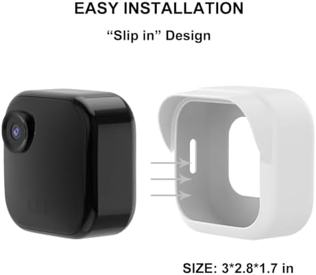 Silicone Case Cover for All-New Blink Outdoor 4 (4th Gen) - Weatherproof Protective Skin Cover with Hat Brim for All-New Blink Outdoor 4 & 2K Smart Security Camera (White, 6 Pack) - Image 5