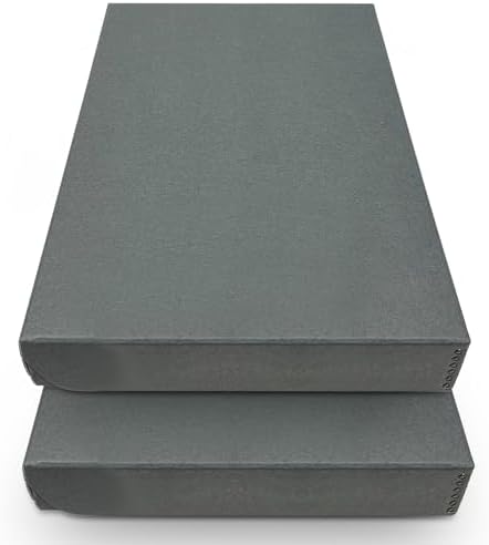 Golden State Art, Clamshell Archival Storage Box 11x17, Gray, Pack of 2 by GoldenStateArt
