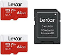 Lexar E-Series 64GB 2 PK Micro SD Card microSDXC UHS-I Flash Memory Card by Lexar