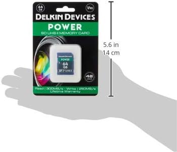 Delkin Devices Power 64GB SDXC UHS-II Memory Card – 300MB/s Read, 250MB/s Write | Ideal for 8K, 4K, HDR, and 360 Video | High-Performance SD Card for Cameras - Image 6