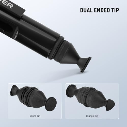 NEEWER 12 in 1 Camera Lens Cleaning Kit for Electronics, Phones, Tablets, 1x Lens Brush Pen + 1x Air Blower + 1x Cleaner Spray + 3X 24mm Full Frame Sensor Swab + 6X Cleaning Cloth, HM-49 - Image 3