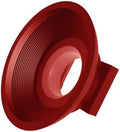 Foto&Tech EF Silicone Viewfinder Eyecup Flip-Back Design with Anti-Reflective Grooves Soft Silicone Eyepiece for EOS T7i T6i T5i SL1 6DII 90D 80D 70D 60D 5DII (red) by FOTO%26TECH