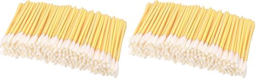 Chinco 200 Pieces Foam Swab Sponge Swab Foam Tips Sponge Stick for Inkjet Printer Print Head Camera Optical Lens Optical Equipment(Yellow,3.66 Inch) (Pack of 2) by Chinco