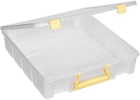 ArtBin Super Satchel 1-Compartment Craft Storage Box, Yellow Latches - Image 5