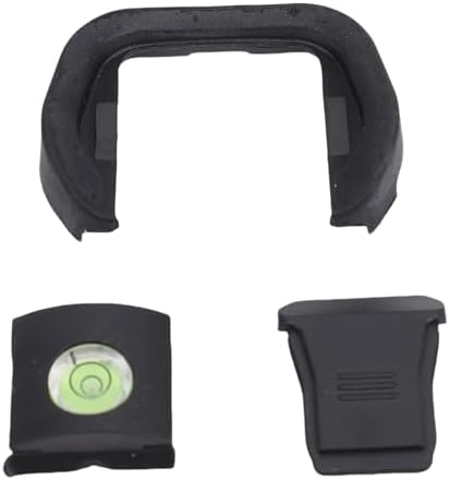 Camera Eyecup Hot Shoe Cap Level Kit for R5 R6 Camer, Eye Cup Viewfinder Hot Shoe Cover Bubble Spirit Level, Dust and Scratch Proof, Compact and Convenient Design by Heayzoki