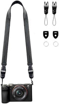 Camera Neck Straps Short,Binocular Strap with Quick Release Buckle,Washable,Black,39 Inch by YMTHamaz3
