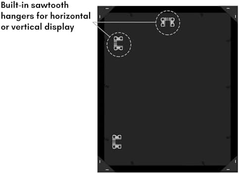 Americanflat 14x17 Picture Frame - Engineered Wood - Black - Image 6