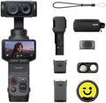 Insta360 Luna Ultra Creator Bundle - 8K Vlogging Camera with Dual Leica Lenses, 12× Zoom, 1" Sensor, Detachable 2" Touchscreen, Triple AI Chip, Pocket Gimbal Camera for Vlog Photography, Cosmic Black by Unknown