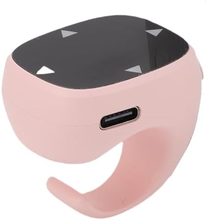 Tangxi Phone Scrolling Ring Remote Control, Wireless Page Turner for Phone Tablet Camera, Bluetooth 5.3 Air Finger Ring Mouse with a Touchpad (Pink) - Image 7