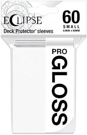 Ultra Pro E-15624 Eclipse Gloss Small Sleeves 60 Pack-Arctic White by UltraPro