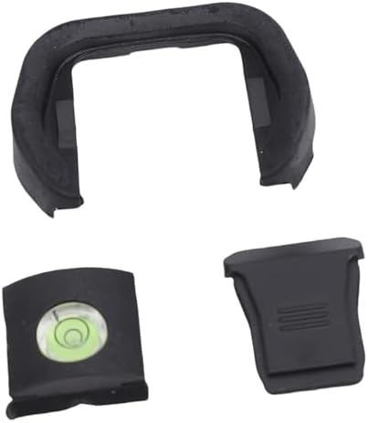 Generic Camera Eyecup Hot Shoe Cap Level Kit for R5 R6 Camera, Comfortable Soft Silicone Eye Cup, Hot Shoe Cover, Convenient Bubble Spirit Level Tool for Photography Enthusiasts and Professionals - Image 2