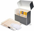 Lineco, Archival Document Case Kit, 12.5 x 10.5 x 5 Inch, Gray by Lineco
