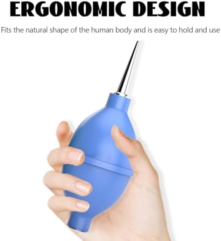 Strong Air Blower Blaster Pump Dust Cleaner Include Micro Fiber Cleaning Cloth, Bulb Blower for Digital SLR Lens Sensor LCD Screens Musical Instruments Keyboards Telescope Filtersl(Blue) - Image 4