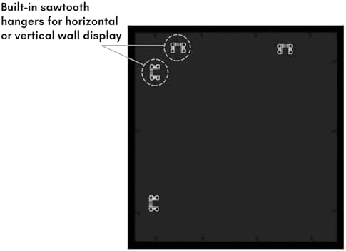 Americanflat 28x29 Poster Frame - Engineered Wood - Black - Image 6