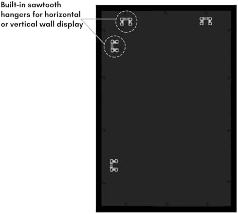 Americanflat 23x35 Poster Frame - Engineered Wood - Black - Image 6
