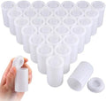 JOVITEC 30 Pieces Plastic Film Canister Holder Containers, White by Jovitec