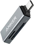 Anker SD Card Reader USB C, Dual Slots USB Type C to Micro SD Card Adapter by Anker