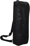 PATIKIL 16" x 4" x 5" Long Tripod Carrying Case Bag, Nylon Padded Carry Bag with Shoulder Strap for Camera Tripods Monopod Light Stand Microphone, Black by PATIKIL