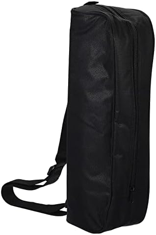 PATIKIL 16" x 4" x 5" Long Tripod Carrying Case Bag, Nylon Padded Carry Bag with Shoulder Strap for Camera Tripods Monopod Light Stand Microphone, Black by PATIKIL