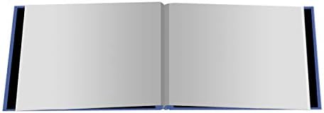 Pioneer 5 Inch by 7 Inch Postbound Fabric Frame Front Memory Book, Sky Blue - Image 3