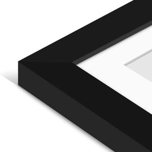 Americanflat 13x13 Picture Frame - Matted to 10x10 - Black - Image 2