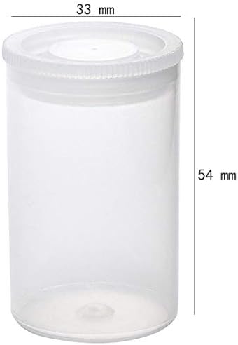 AKIRO Film Canisters with Caps 35 mm Empty Camera Reel Storage Containers Case Plastic Storage 15 Pack Transparent - Image 3