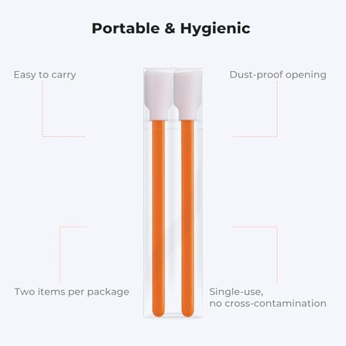 K&F CONCEPT 200 Foam Cleaning Swabs,for Electronics,Camera,Deep Cleaning - Image 6